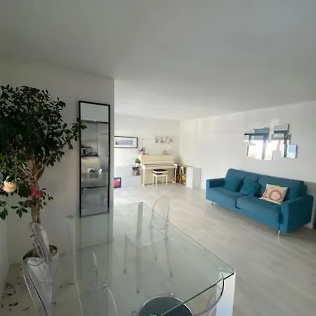 62 M2, T3, Palm Beach, Sea View, 30 Meters From * 戛纳